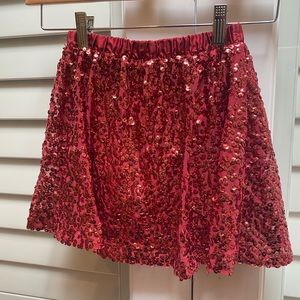 ❤️ Red Sparkle ❤️ Skirt